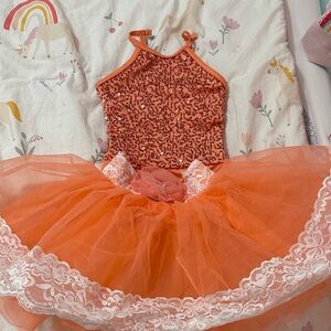 Weissman Sparkling Orange Dance Costume